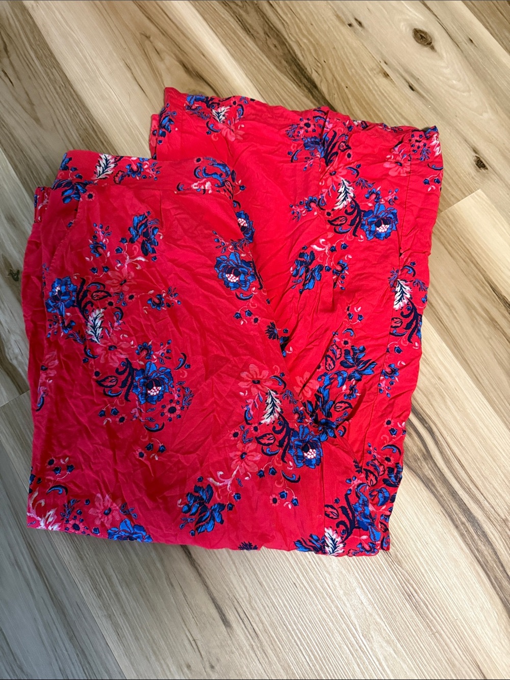 torrid Red Floral Skirt
